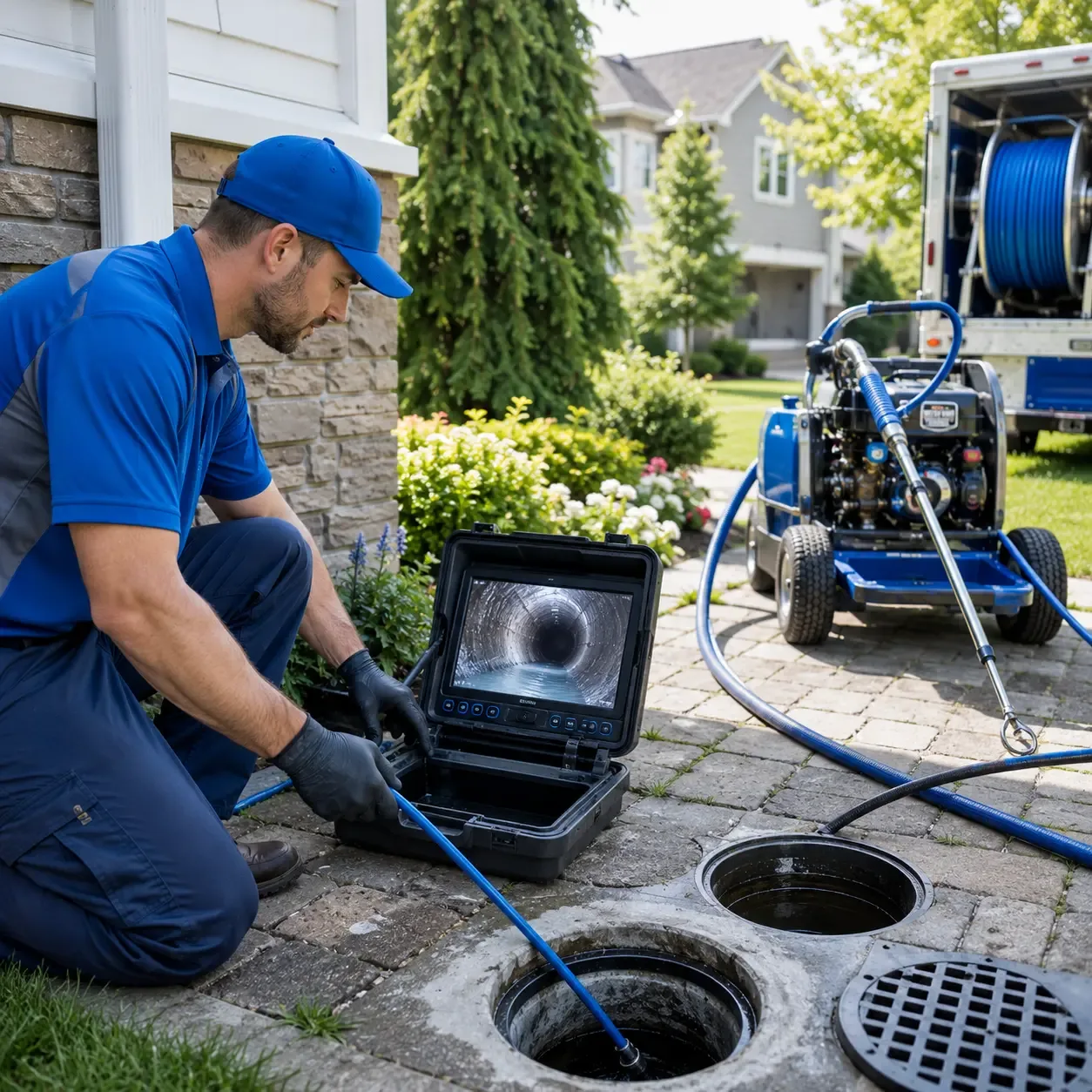 Outdoor drain cleaning professionals serving Blenheim, SC